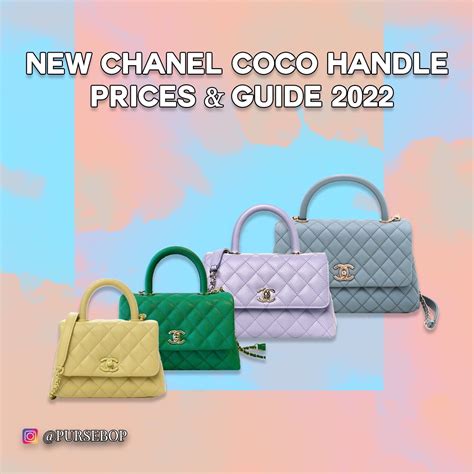 chanel coco top handle|chanel coco handle price guide.